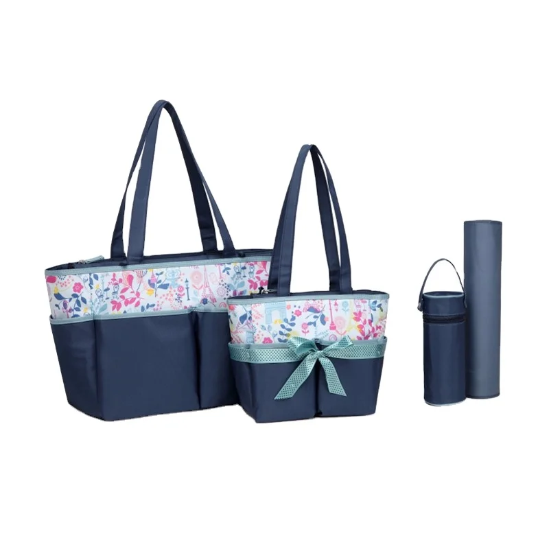 Colorland Fashion Women Traveling Bag Baby Diaper Nappy Mummy Tote Bag Set