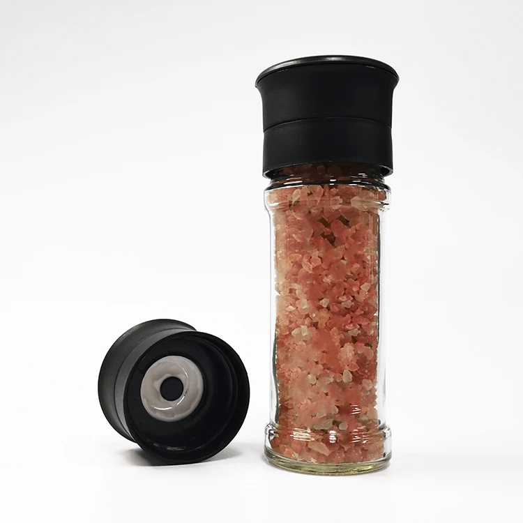  Оптовая продажа стеклянная банка ручная продукция мельница для соли и черного перца набор мельниц пакистанских