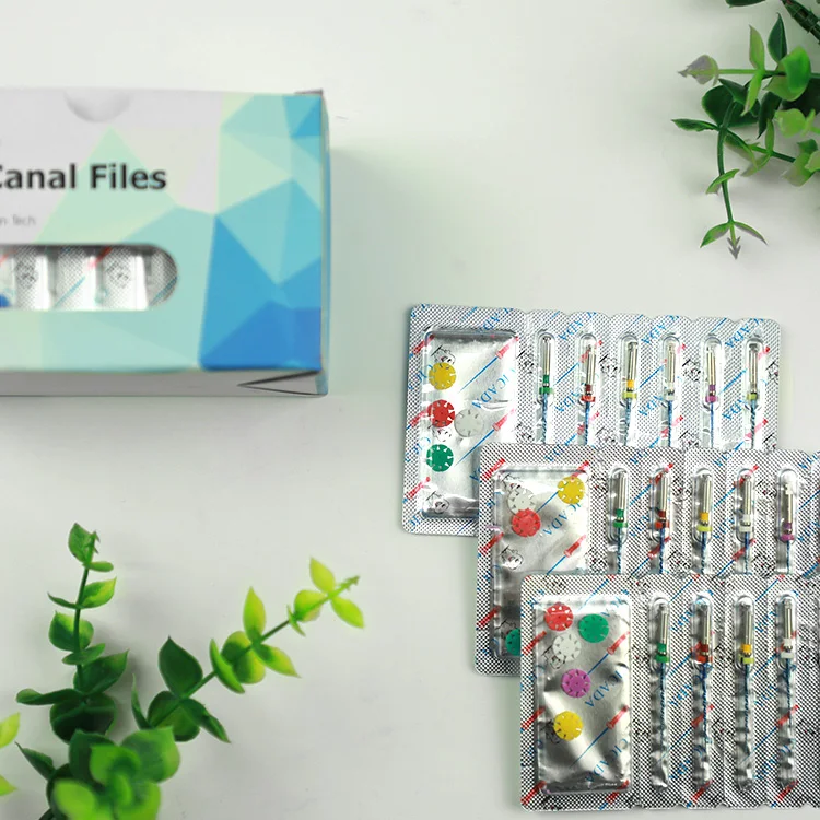 Dental Equipment root canal files Medical Stainless Steel Rotary Files with Ultrasonic Hand piece