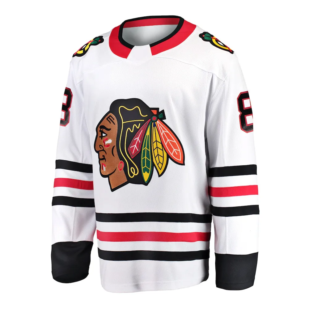  Мужская майка для хоккея с шайбой мужская команды Chicago Blackhawks Red