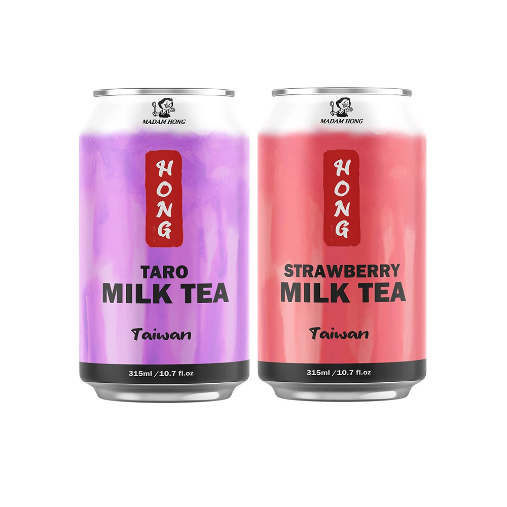 Taiwan 315ml tapioca pearls brown sugar milk tea drink