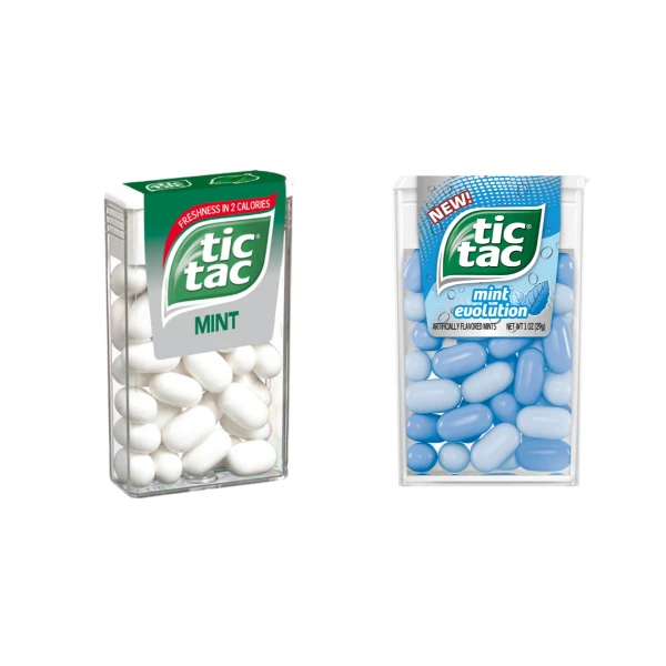 tic tac fresh mint gum/ mentos