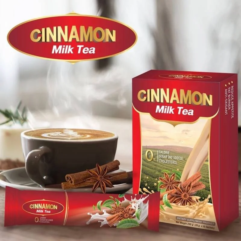 Чай с корицей и молоком цена от производителя частная торговая марка Тайланд горячий товар лучший продавец без транс-жира холестерина OEM Posh Medica