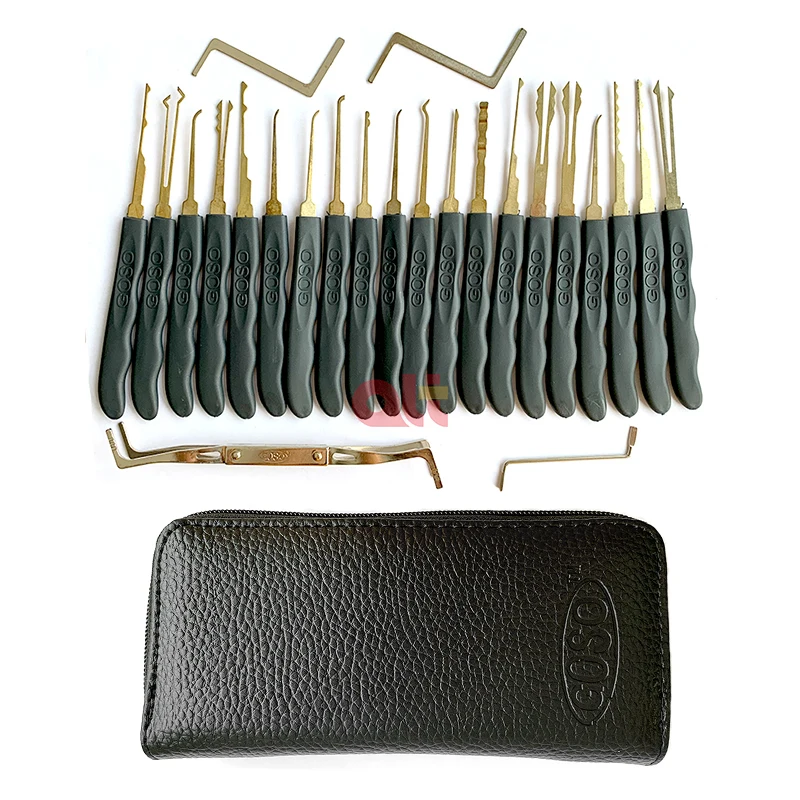 ГОСО 24 шт. сталь слесаря отмычки набор инструментов, Отмыкание инструменты отмычки набор, замок Смит инструменты ЗАМКОМ