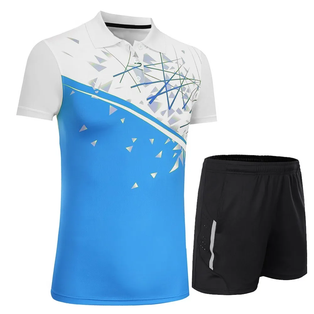 Customized Badminton T Shirt Mens Sportswear Customized Quick-dry Breathable Sports Tennis Jersey T-shirts