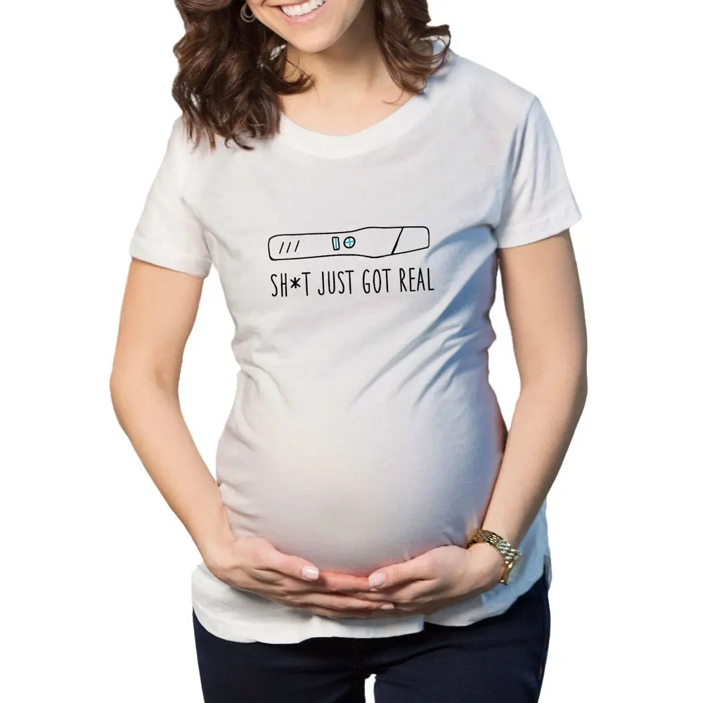 Fully printed maternity t-shirts