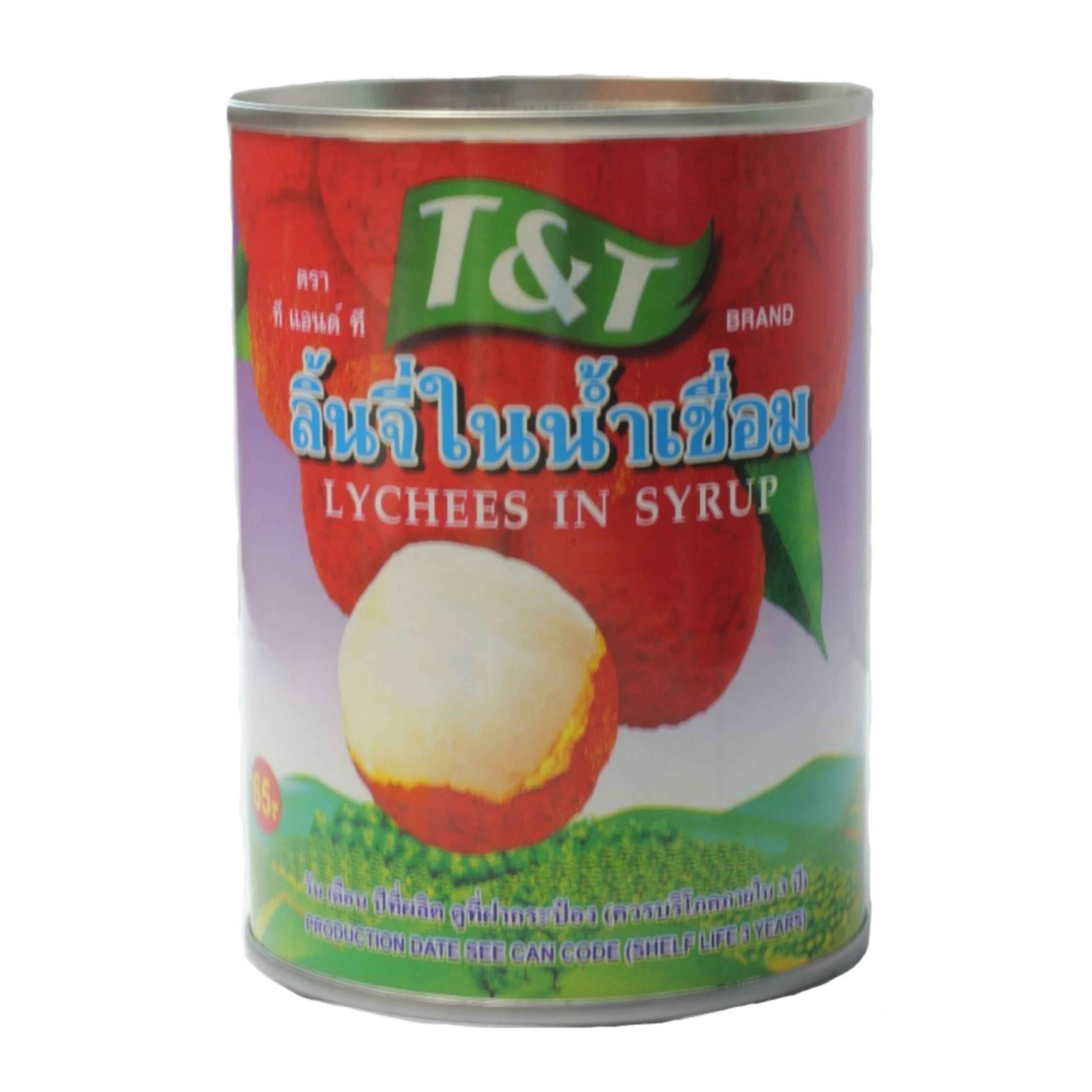  Банки для фруктов и еды в сиропе премиум-класса из Таиланда T & Lychee 0 525