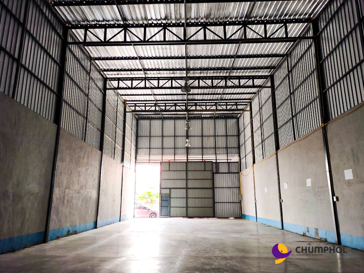 
High Raise Space Rent A Warehouse Land Steel Structure House Prawet In Thailand 