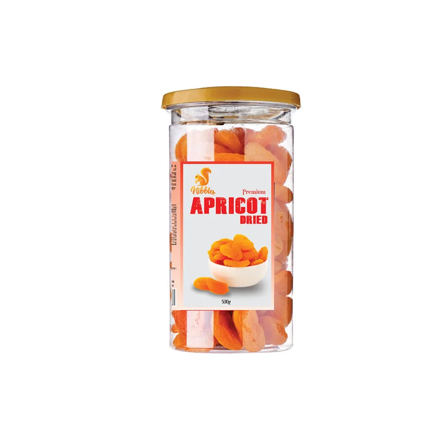 Nibbles 500g 100% Premium Dried Apricot Sweet Packed In Air Tight Container from Farmgrocer Singapore