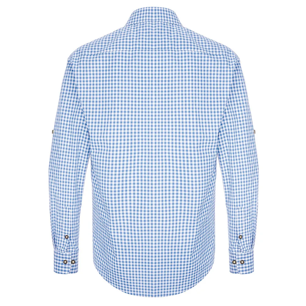 Mandarin Collar Long Sleeve Shirt, German Bavarian Oktoberfest Shirts, Cotton Inner Long Sleeve T Shirt