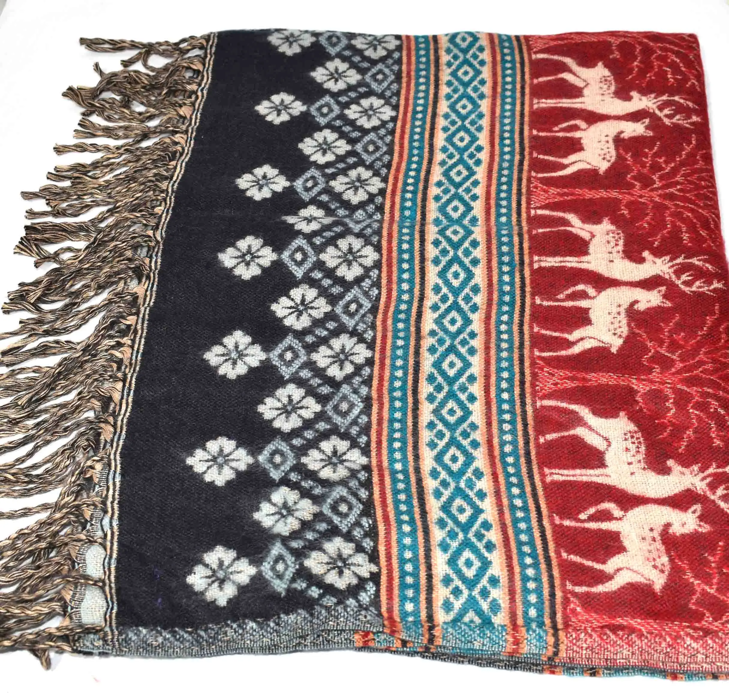 Best selling Nepali Shawl in Nepal/Woolen Shawl in wholesale price/Dhaka shawl design