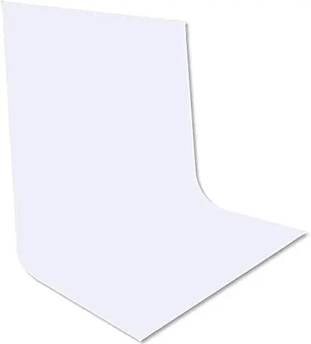 Супер качество 6x9 футов, Белый Профессиональный фон для фоновой фотографии и потокового видео