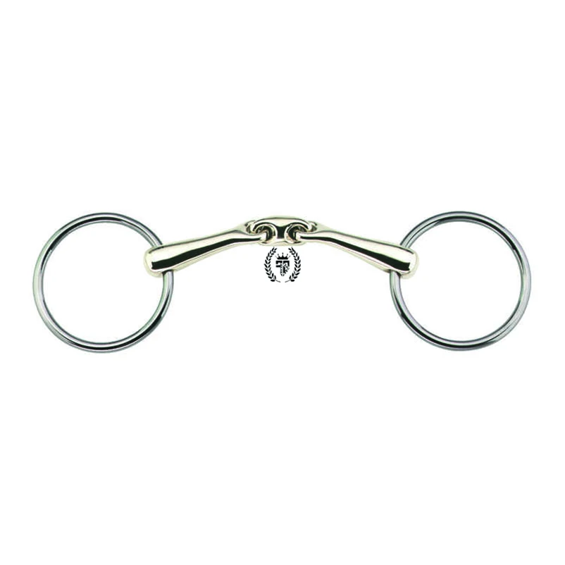 2021 Bit For Horses Loose Ring Double Joint & 2 Extra Links Convenient Very Useful For Equestrian