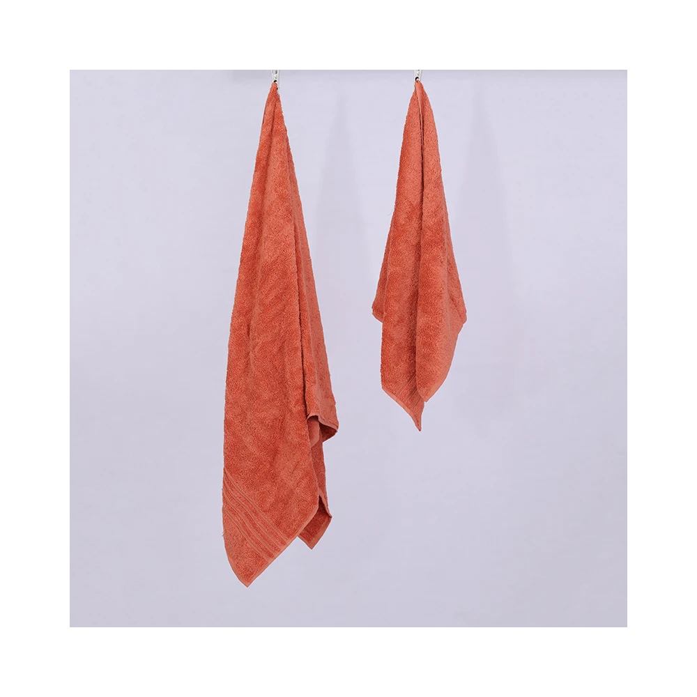 
2021 Wholesale Product Towel Orenge %100 Cotton-2 Pieces 50x90-70x130 cm 
