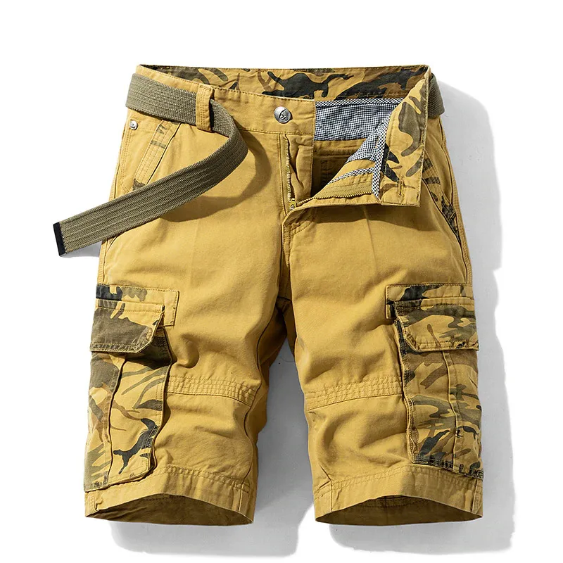 
Wholesale Tactical Camo Short Pants Military Camouflage Multi Pockets Cotton Short Cargo Shorts 