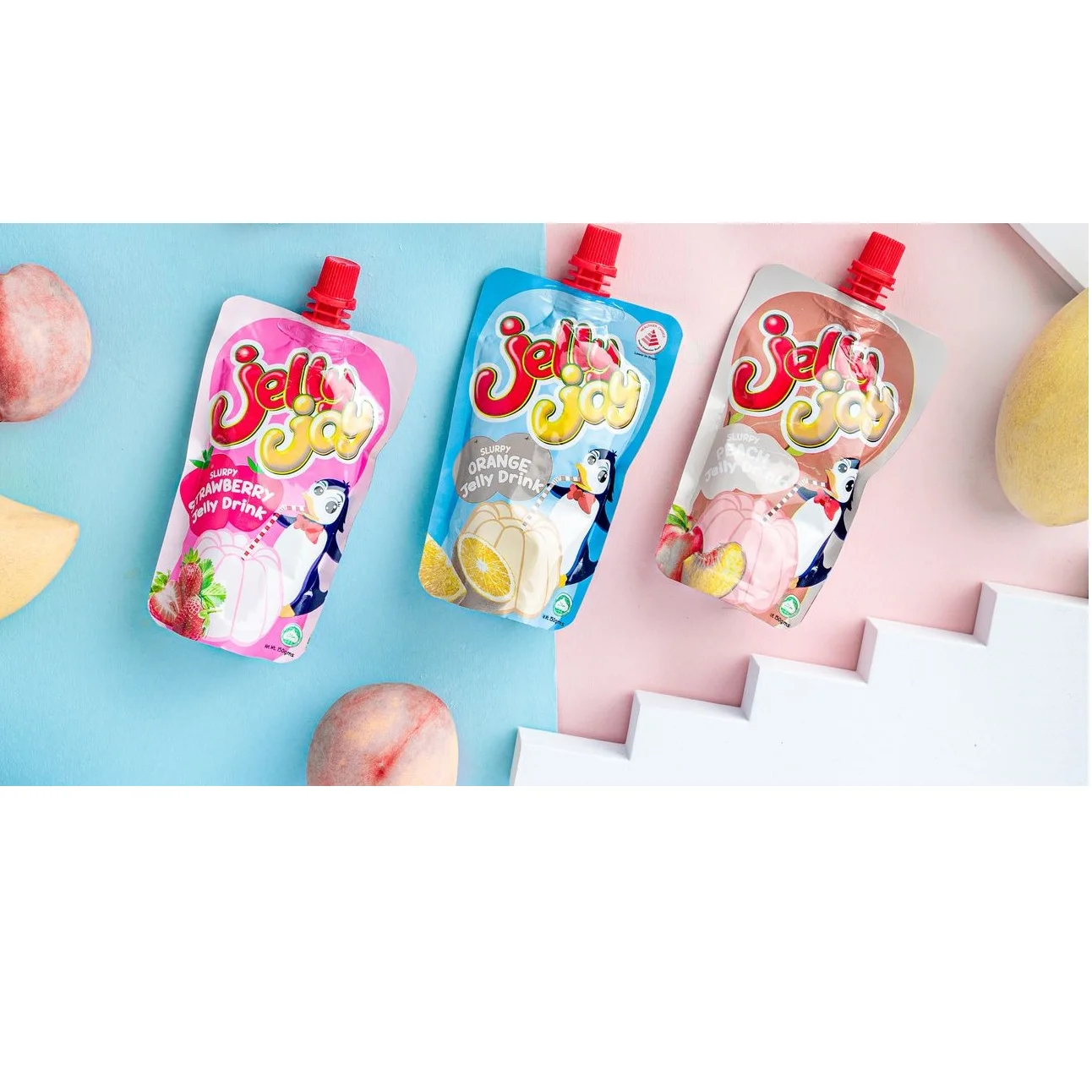 Good Choice Fruity Dessert Drink Low-Carb Children Snack Pouch Bulk Jelly Joy Slurpy Jelly Juice 150gm x 30 Pouches