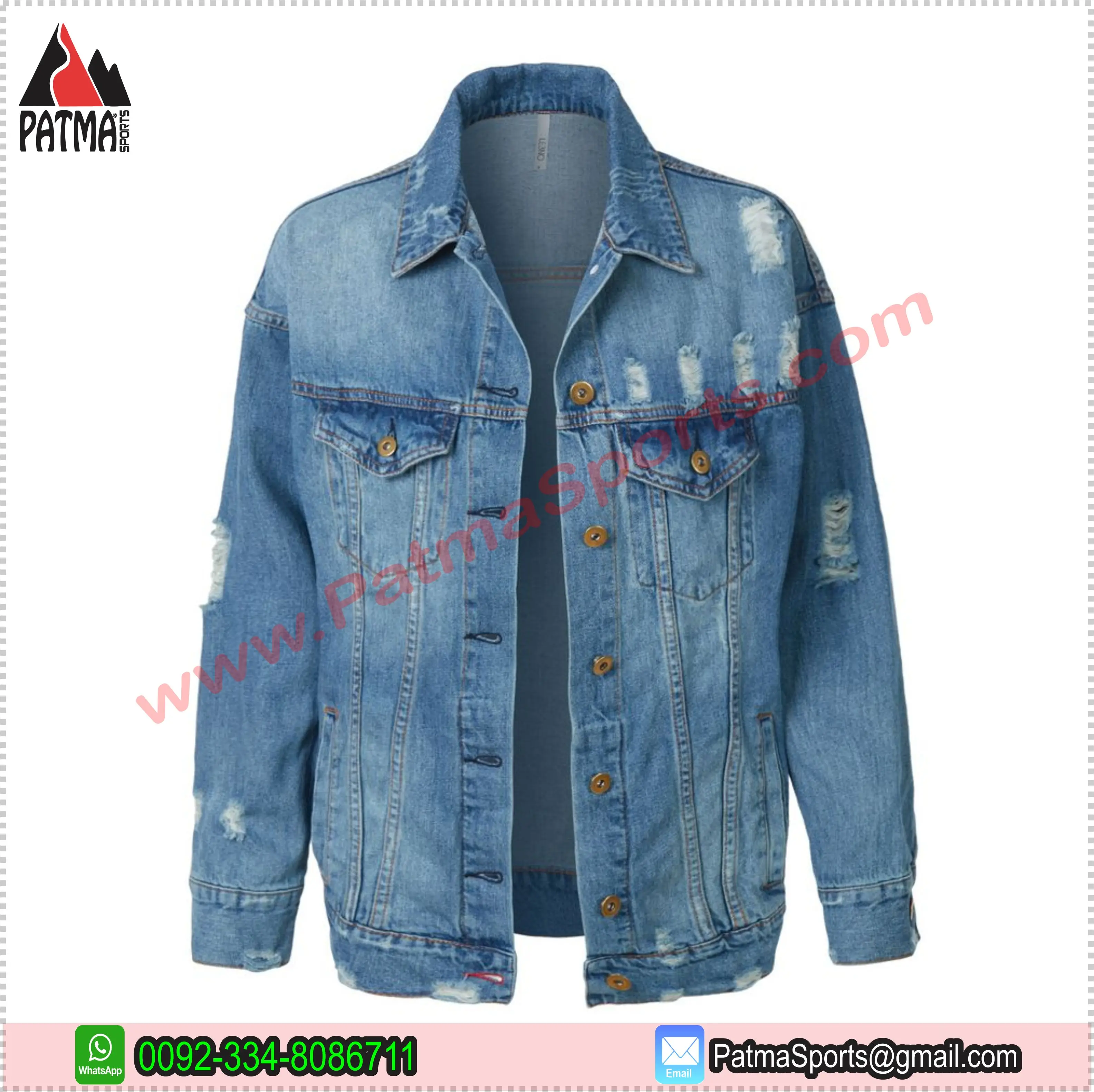 Custom Made Denim Jeans  Street Wears Supplier Denim Jackets Jean Jacket Pakistan Suppliers Denim Cotton Fabric Trending