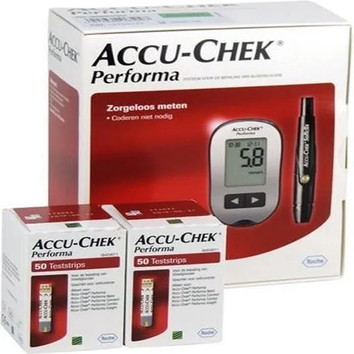 Blood glucosemeter Accu--Chek Performa + 100 test strips