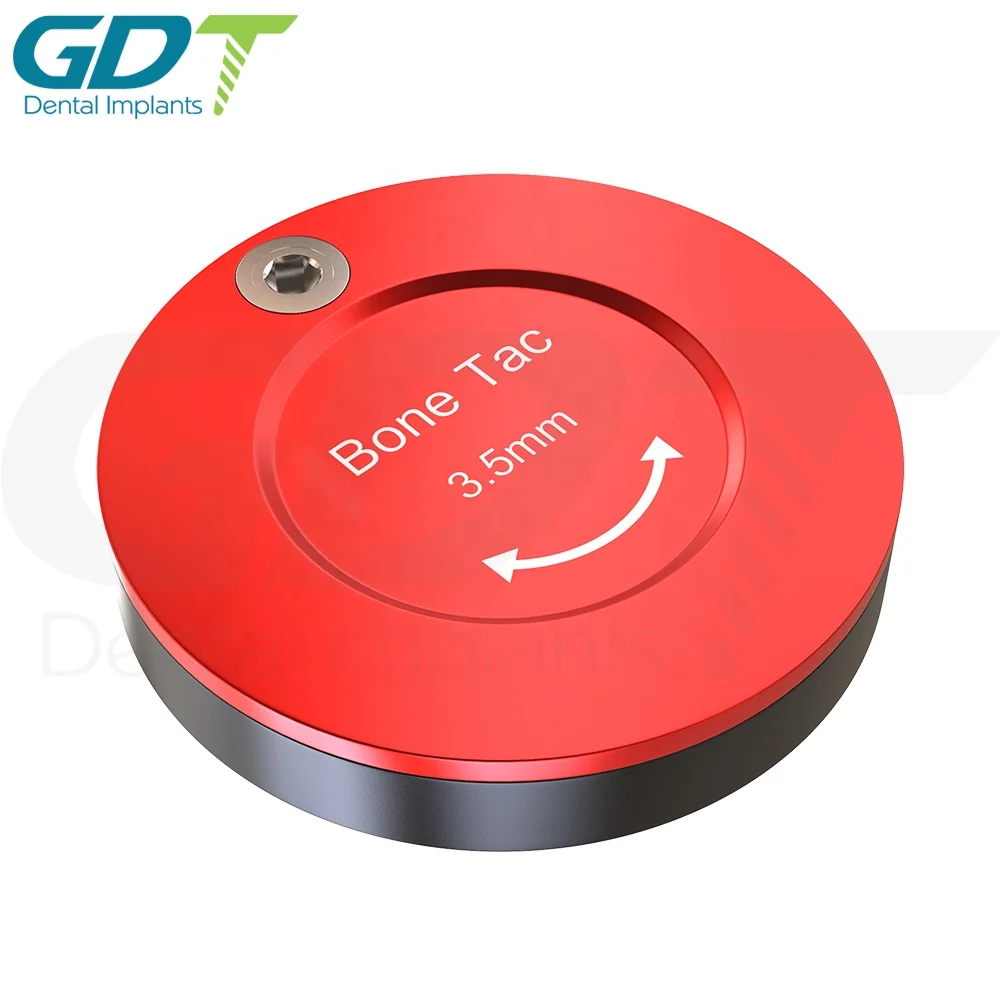 GBR System Bone Tac Screw Diameter 3.5mm Red Case Mesh Membrane Fixation Dental Implant