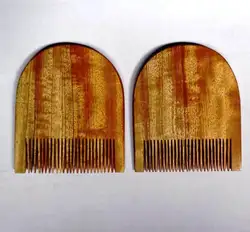 Unique elegant customized designer antique modern classic handmade personalized Galvanized Wooden Beard Comb