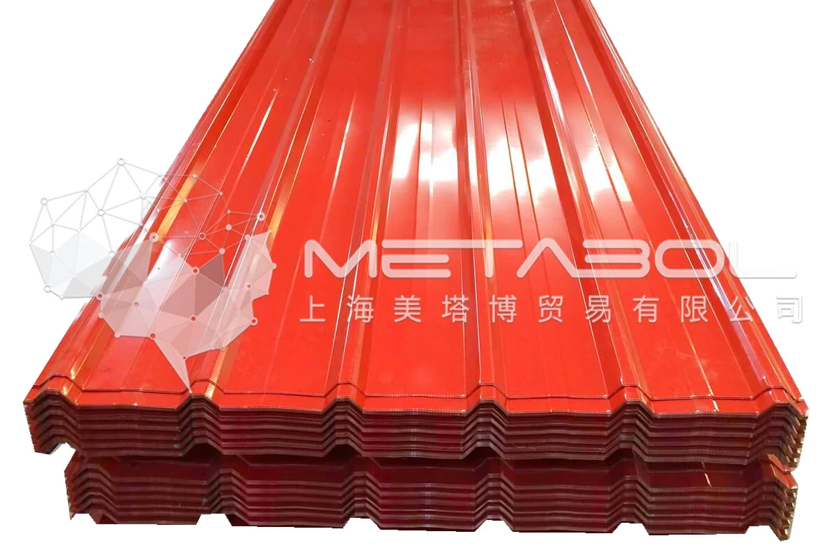 Trapezoidal Prepainted Roofing Sheets  - PPGL Coil - Steel Plate - Tile - 0.14 - 1.00 mm * 750 - 1250 mm PPGI PPGL