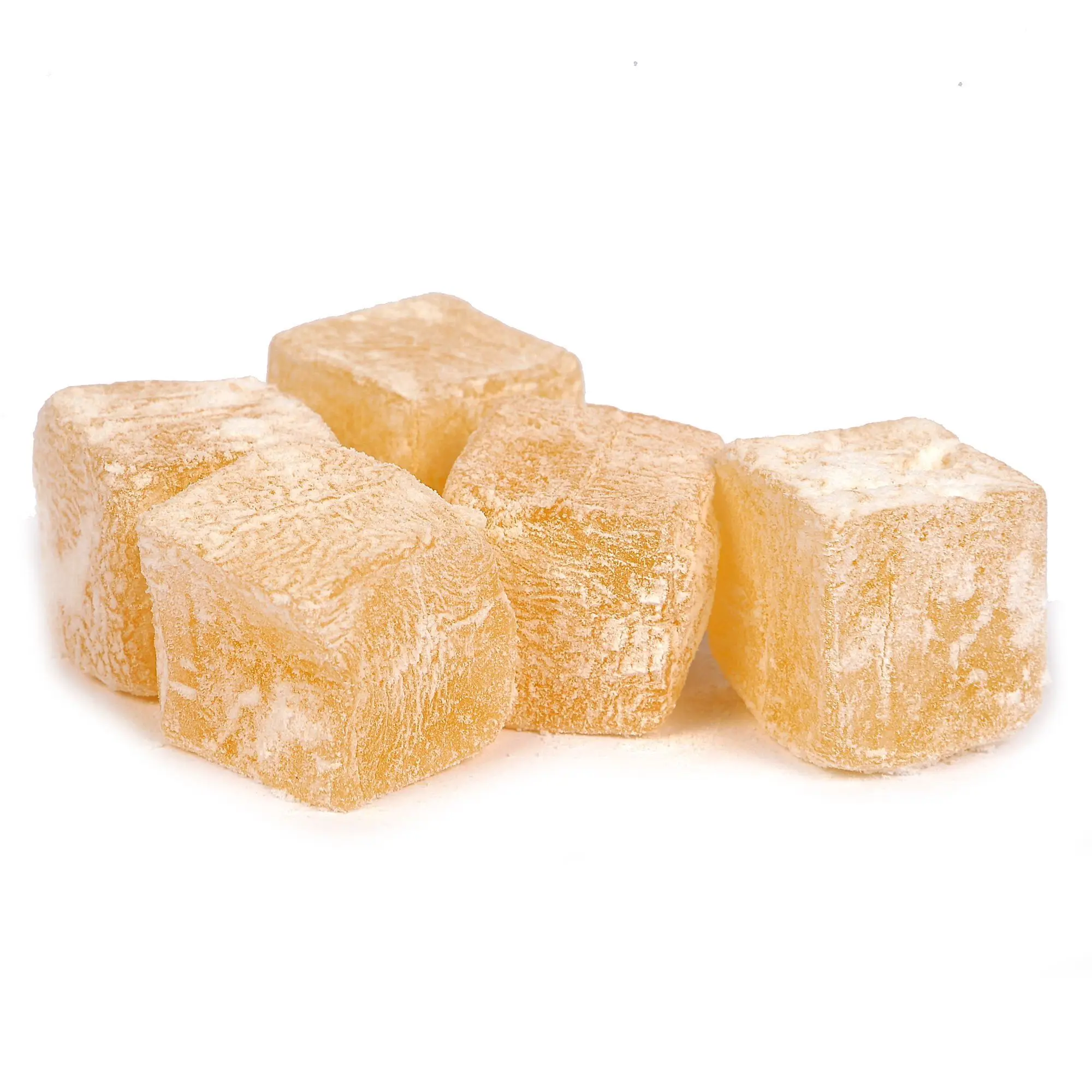 Hot Sale!!! First Quality ,100 gr ,ORANGE FLAVORED TURKISH DELIGHT, Ready to Ship Sweet Candy