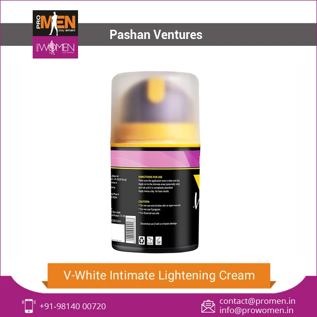 Hydroquinone Free V-White Advanced Intimate Parts Skin Lightening Cream