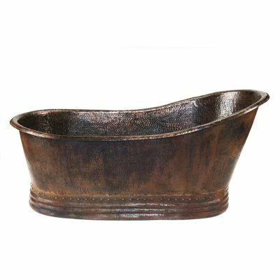 Dark Finished Antique Bathing Tub With Legs