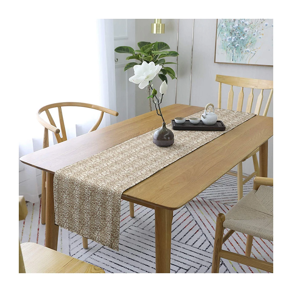  Цветная многоразовая кровать из 100% хлопка с цветочным принтом/настольная дорожка для ресторана