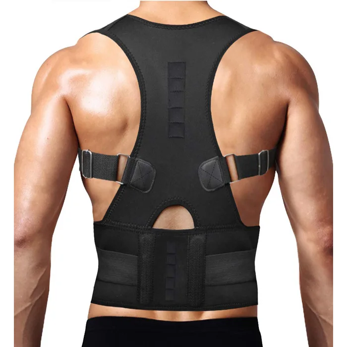 
Amazon hot sale improved magnetic therapy back posture corrector for women and men lower back 