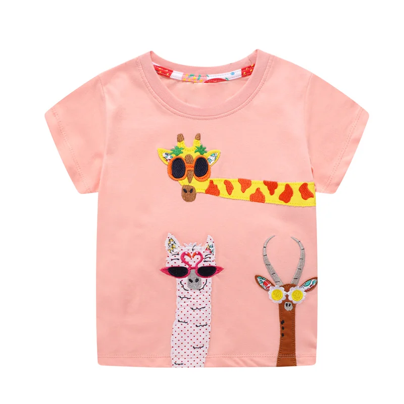 
Children 100% Cotton Baby Boys Wholesale Printed Summer Kids T-shirt 