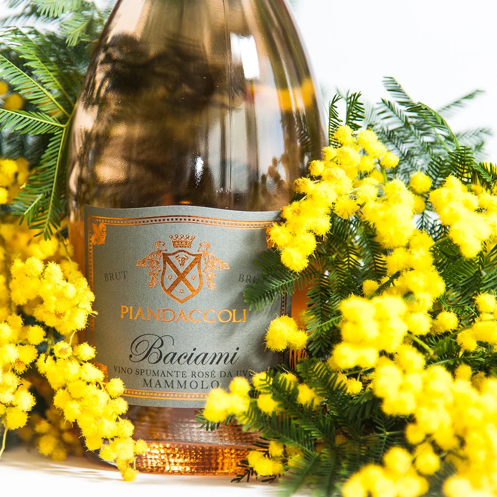  high quality sparkling wine BACIAMI Spumante Brut Rose tuscan grapes rare product magnum