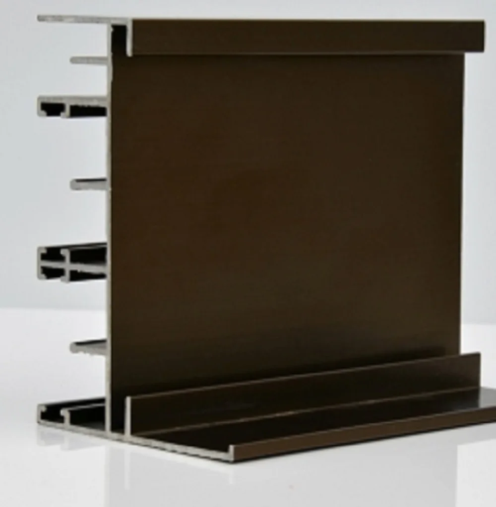 Лидер продаж алюминиевый экструзионный профиль китайского производства сплав 6063 для дверей и окон с анодированной бронзовой обработкой поверхности