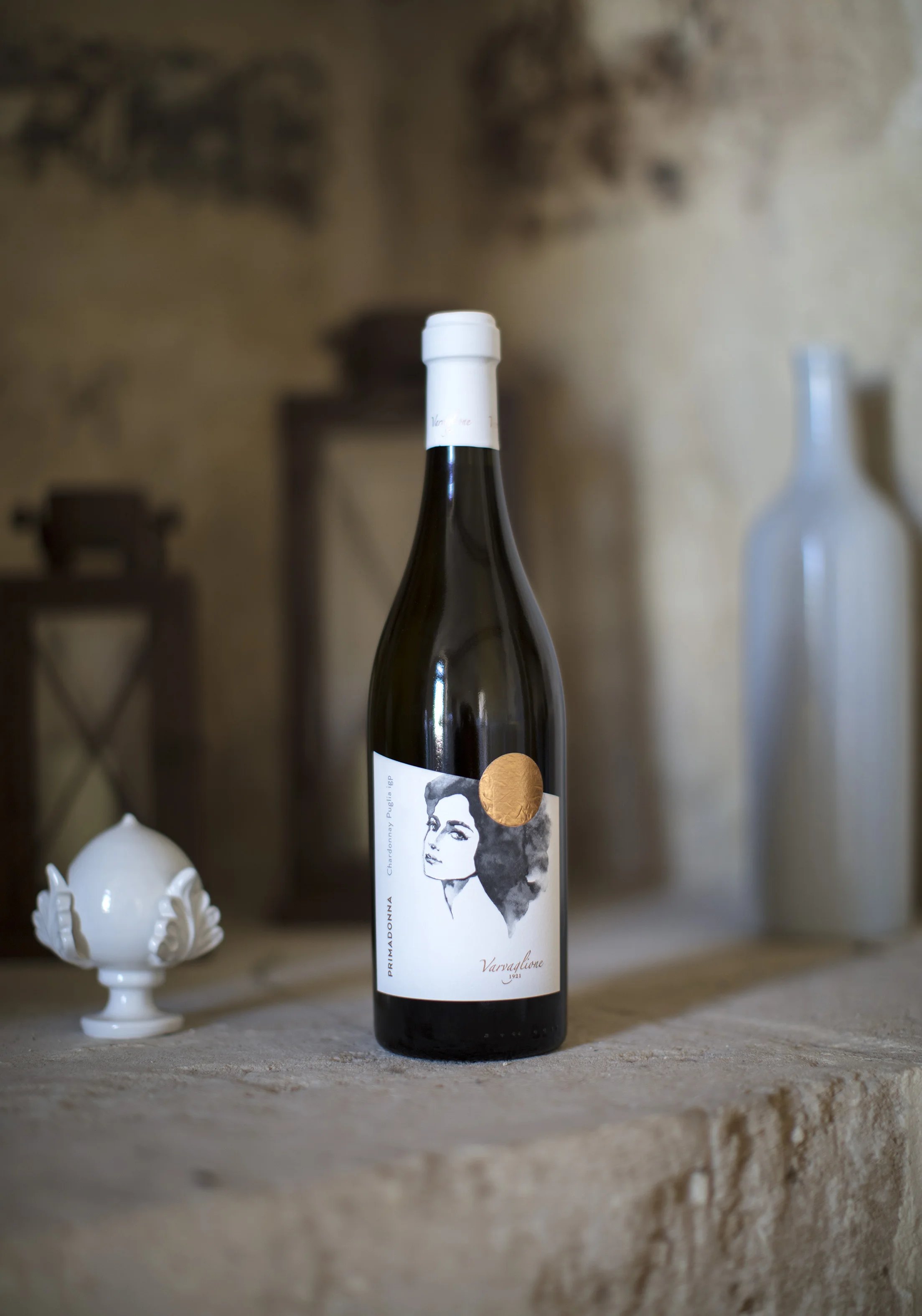 Итальянское высококачественное белое настольное вино Chardonnay