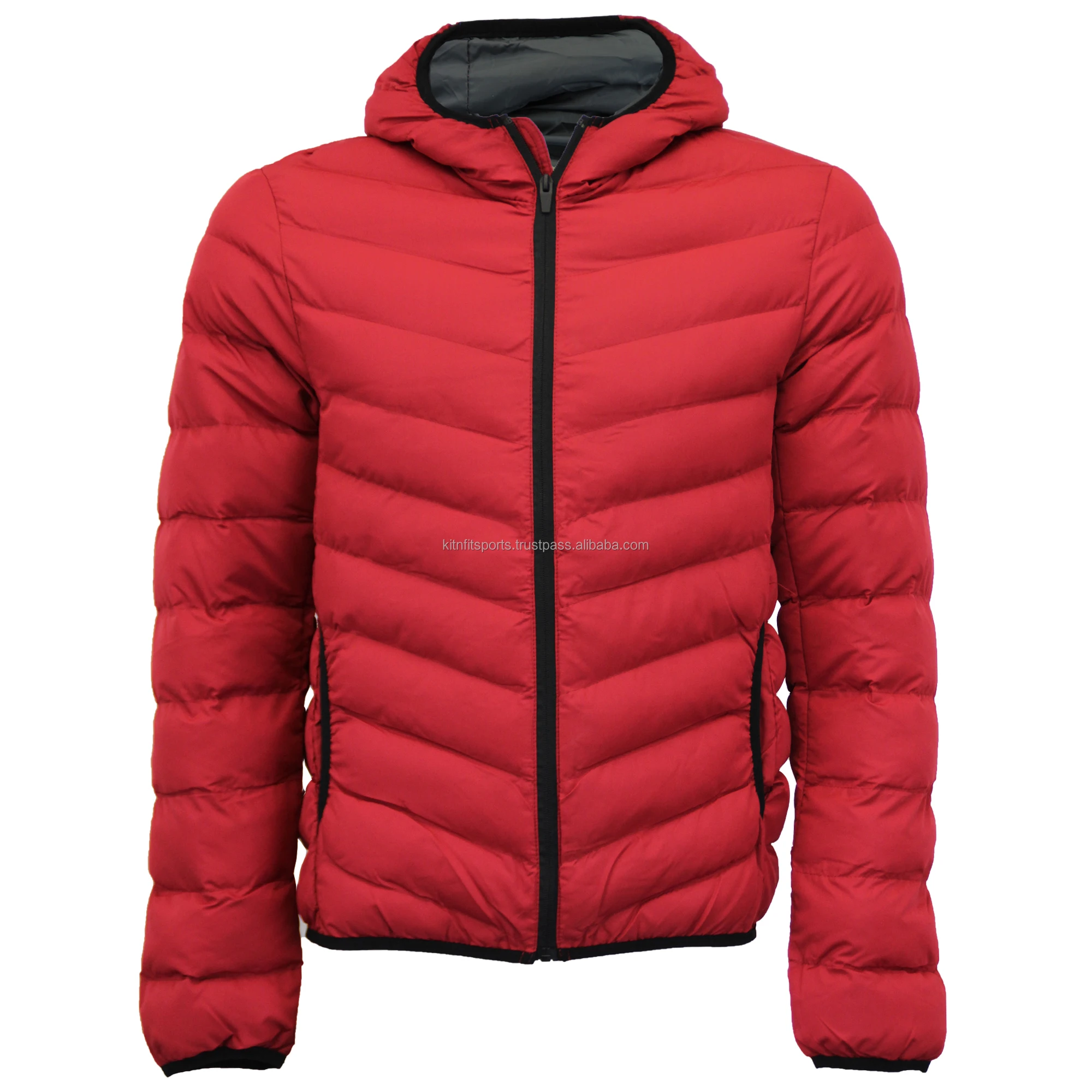 Top Quality Wholesale Price New Padded Puffy Feather Down Jacket Custom Design Made of 100% Polyester