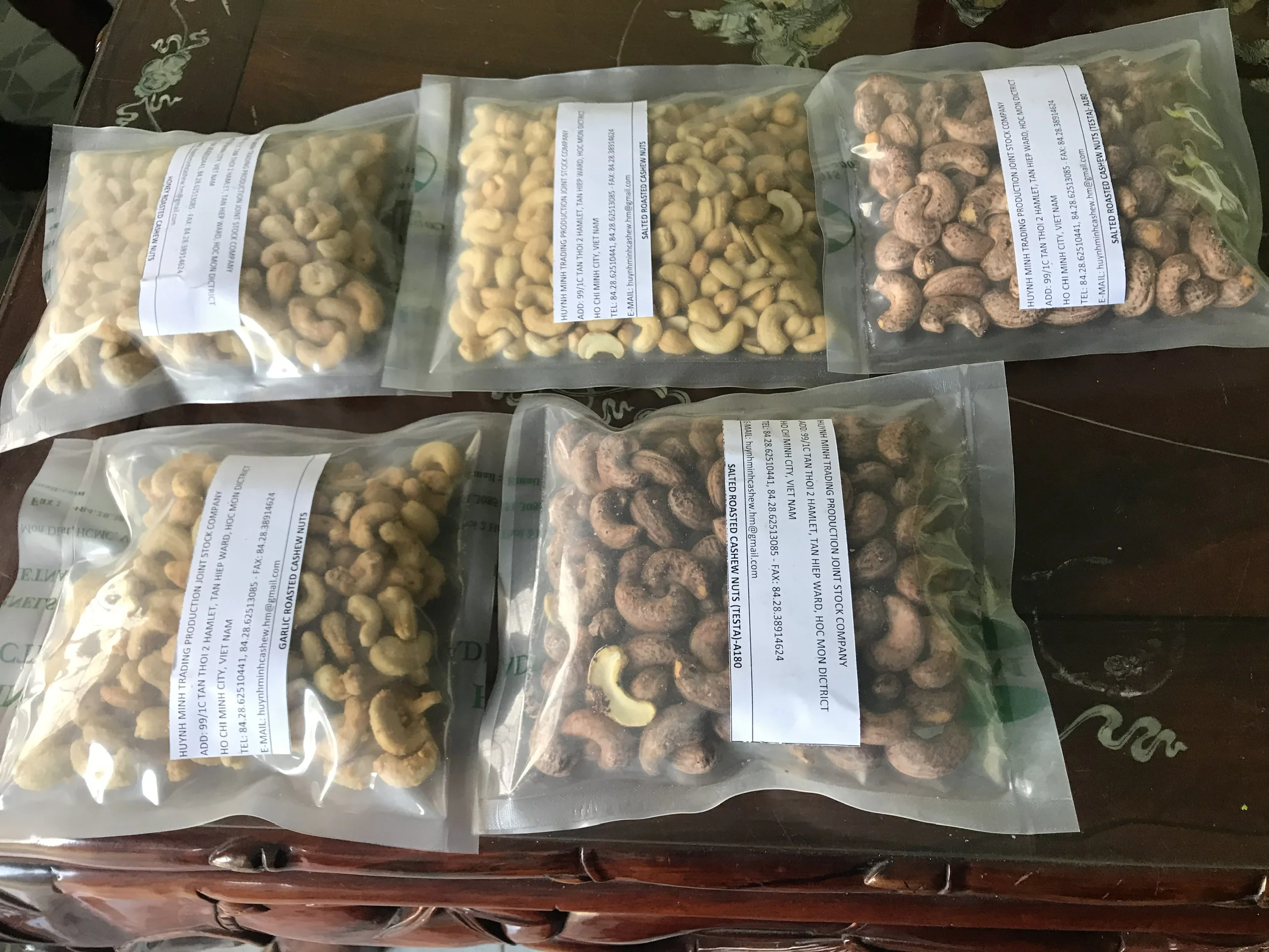 Nuts Kernels Dried Cashew Salted Roasted Cashew from Vietnam