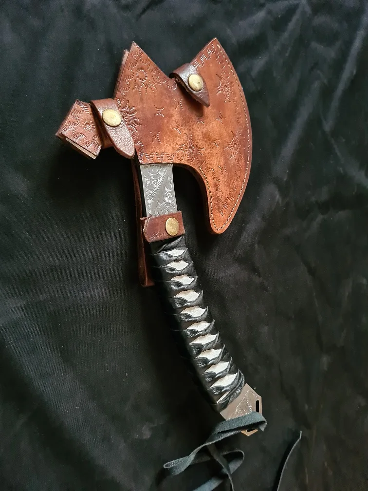 
D2 steel Engraved Axe 