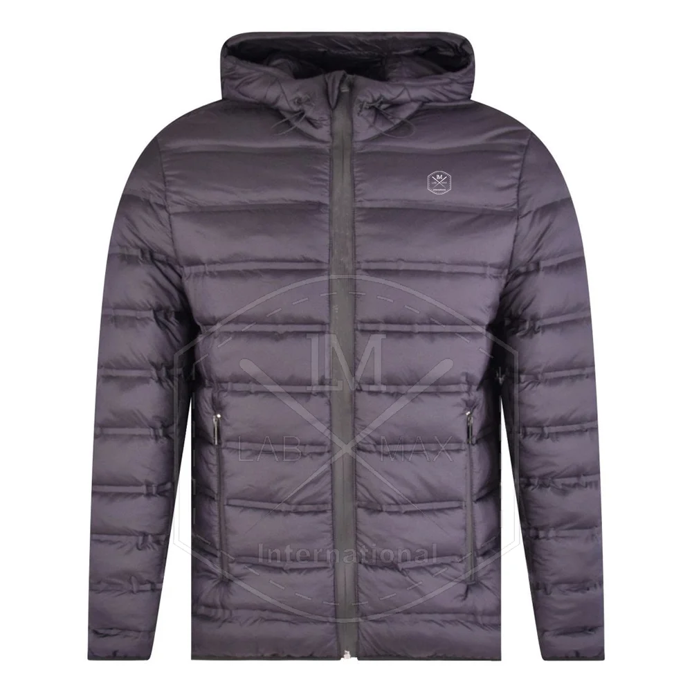  Мужские нейлоновые стеганые куртки модная зимняя одежда на молнии легкая пуховая куртка с капюшоном