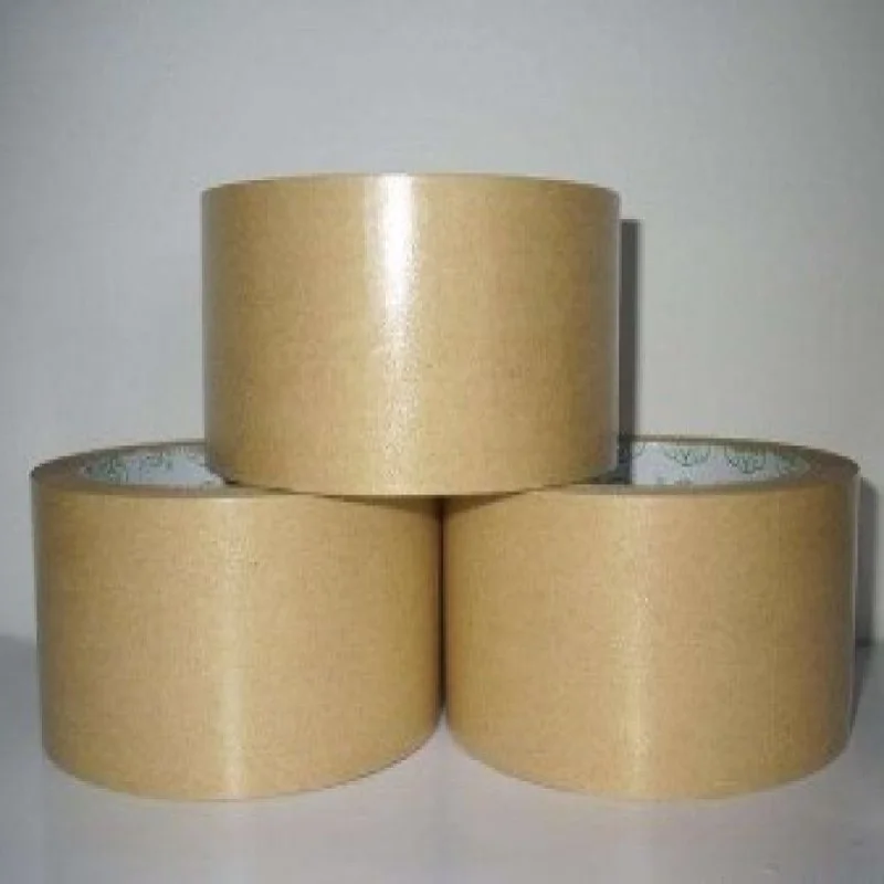 Eco Friendly Brown reinforced kraft paper gummed tape for Packaging Carton Sealing
