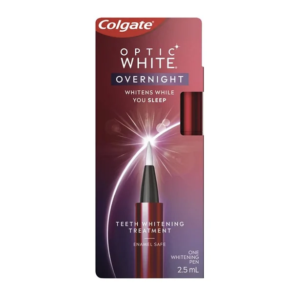 Colgate Optic White teeth whitening treatment pen Overnight Serum 2.5ml