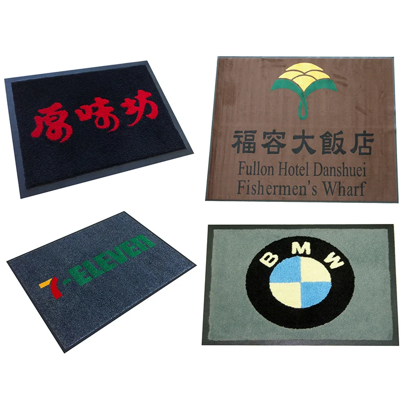 (Fully customized)Marble Print Foot Mat Flannel Cat Kitchen Rug Porch Hallway rubber Nylon door Logo Floor Mats TAIWAN