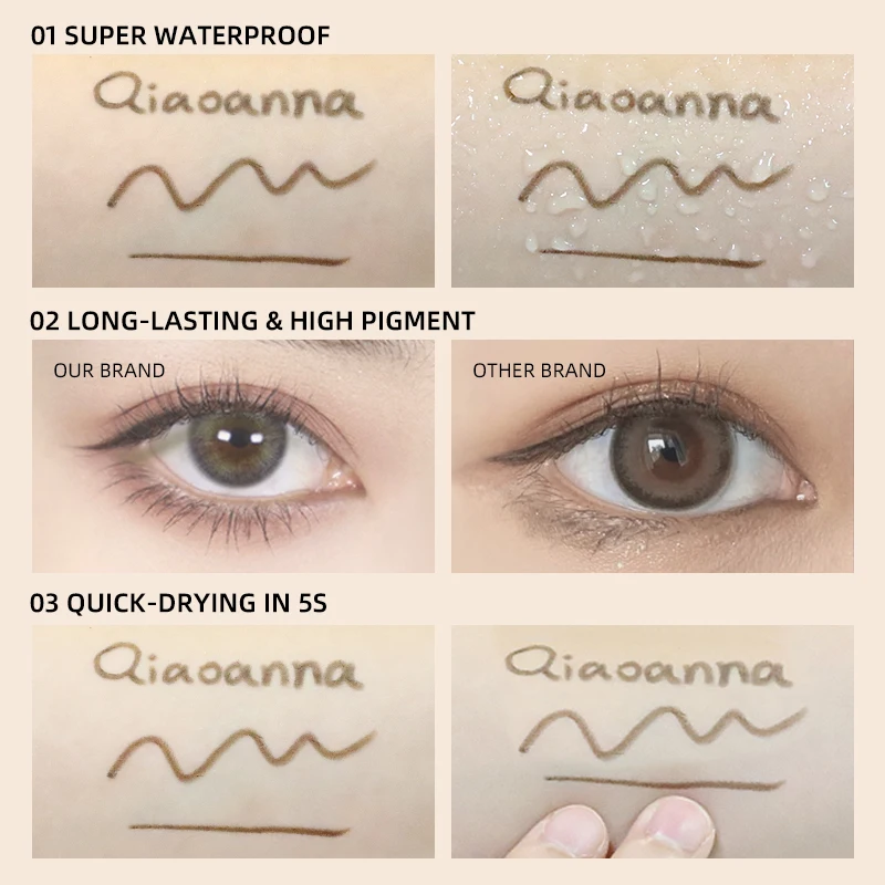 Qiaoanna Hot Makeup Eye Liner Most Waterproof Gel Eyeliner Pencil