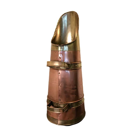 Superior Quality Copper Coal Basket With Brass Handle For Outdoor And Indoor Usage Fireplaces Coal Bucket At Cheap Prices