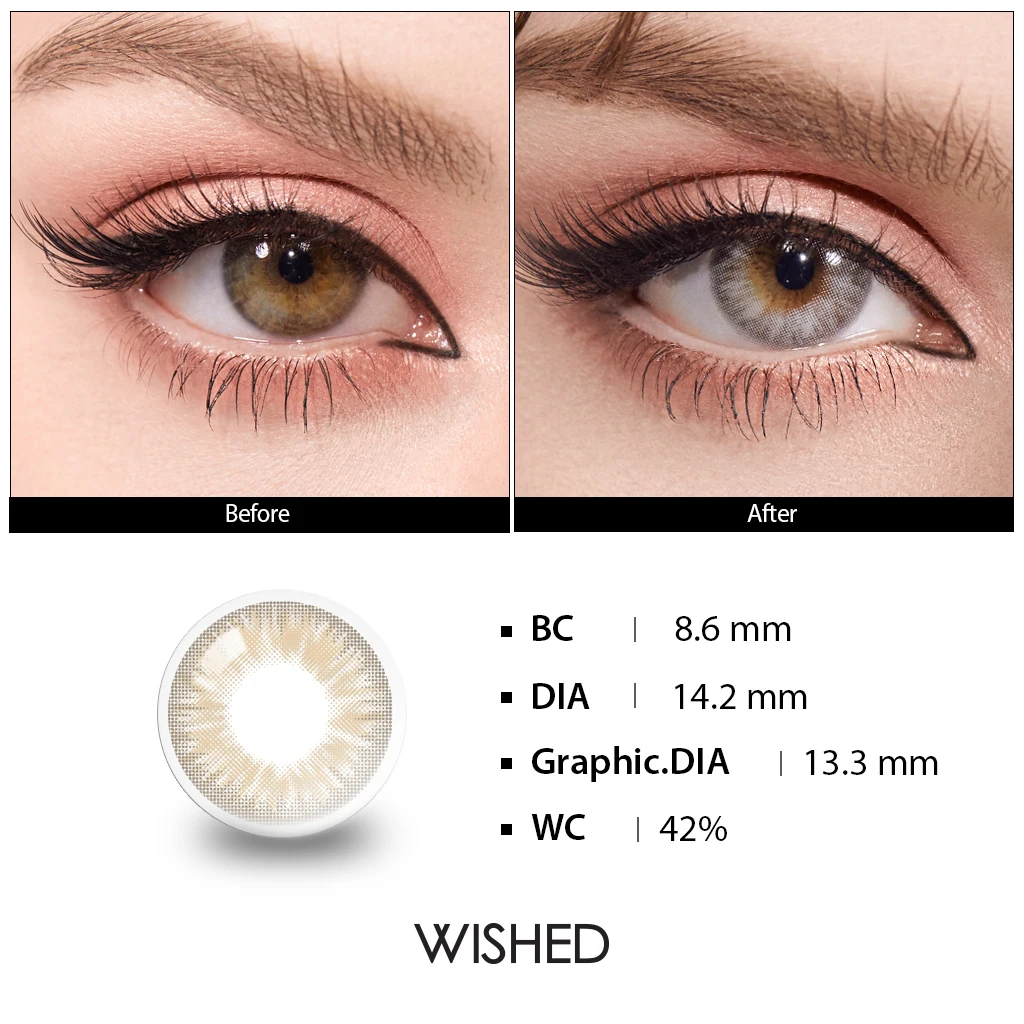 Color contact lens korea circle color lens (1year use)
