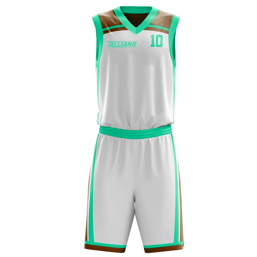 PAKISTAN FACTORY Sublimation Youth Basketball Uniform / Polyester Fabric Basketball Uniform