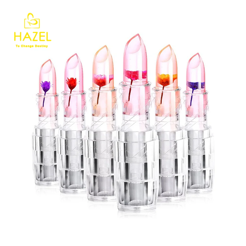 Sunscreen Herbal Ingredients Jelly Lipstick Crystal Flower Lipstick Processing of Crystal Export from Vietnam Stick Make-up
