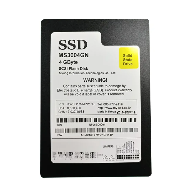 SSD SCSI флэш-диск лучшего качества в Корейском