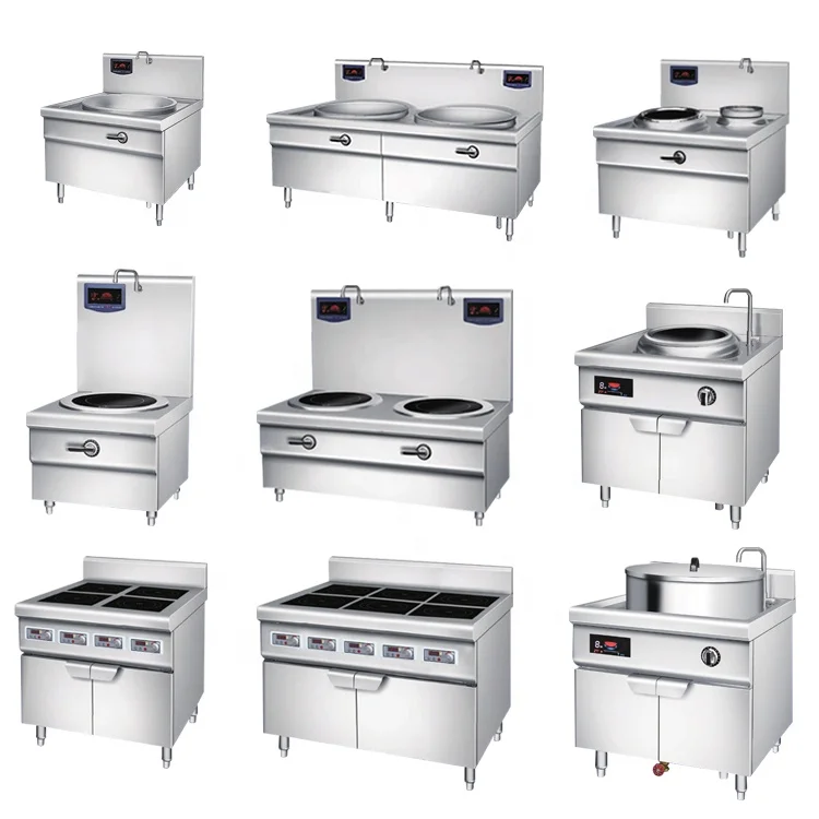 Грация отдельно стоящий производитель Шкаф тип шесть горелок глиняный горшок плита Китай индукционная плита
