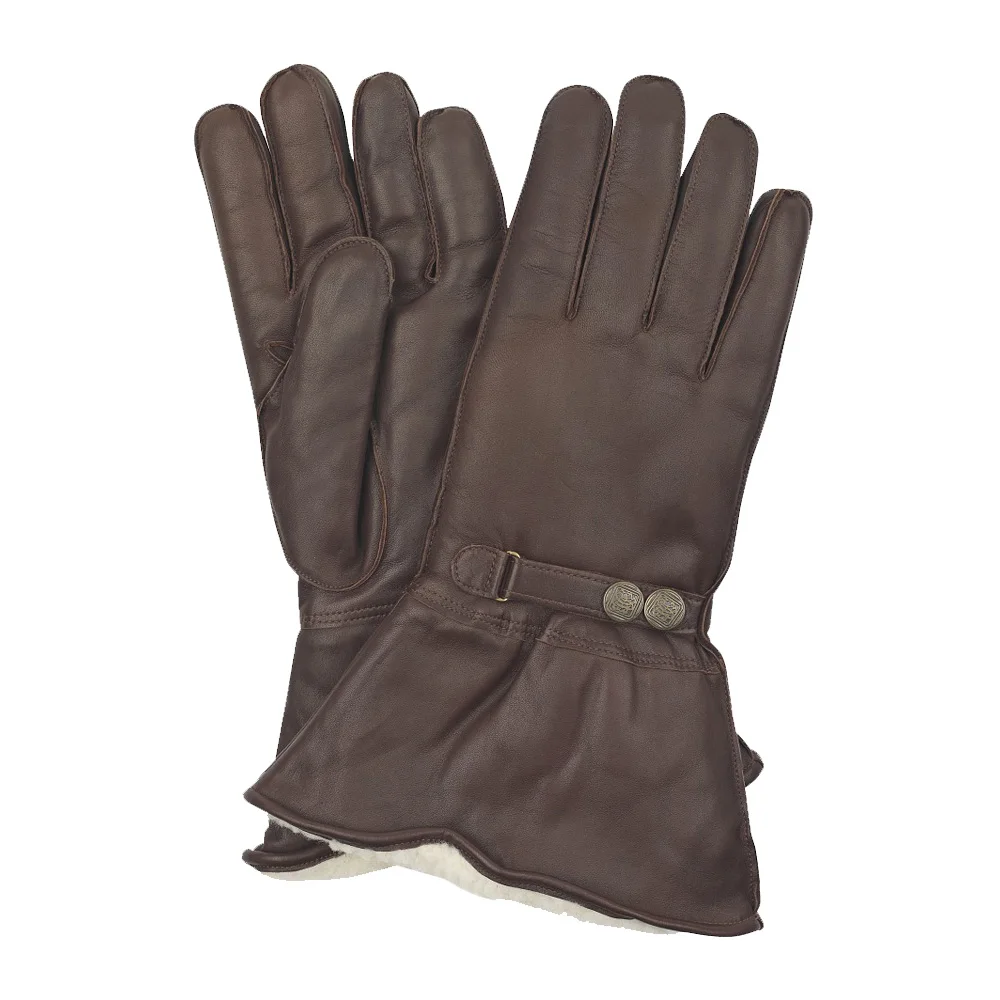 
 Original German army pilot gloves with gripper grey military issue NEW  