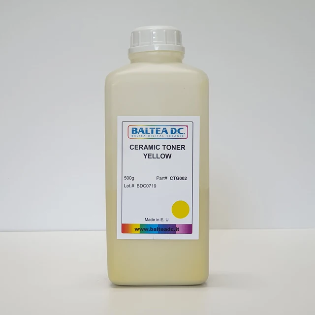 YELLOW Ceramic Toner for Digital Decal Printing